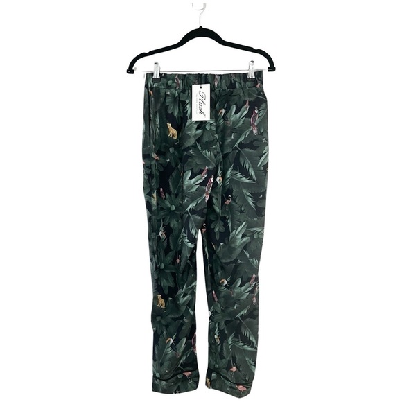 NWT PLUSH REVOLVE Silky Jungle Print Pajama Set Sz XS - Picture 5 of 6